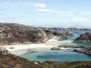 Traigh Gheal Beach, Tireragan